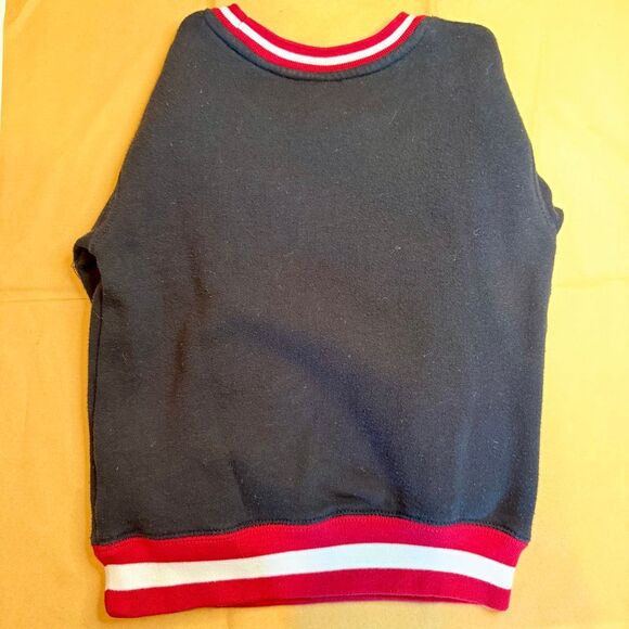 Mickey Mouse Holiday Sweatshirt Disney Parks KIDS Size 4 Christmas Preowned - Picture 3 of 5